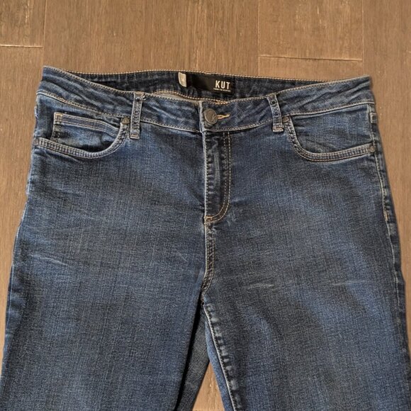 Kut from the Kloth, Dark Wash Skinny Jeans, Sz 14 - Picture 3 of 13